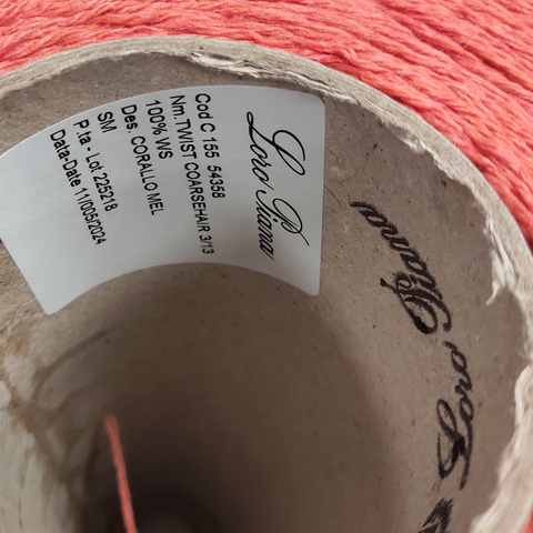 Кашемир LORO PIANA TWIST COARSEHAIR 3/13 коралловый