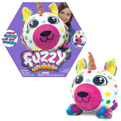Игрушка Fuzzy Wubble Надувной пушистый Единорог, разноцветный 28 см