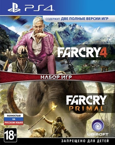 Far Cry 4 + Far Cry Primal Комплект игр (PS4, русская версия)