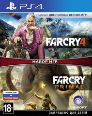 Far Cry 4 + Far Cry Primal Комплект игр (диск для PS4, полностью на русском языке)