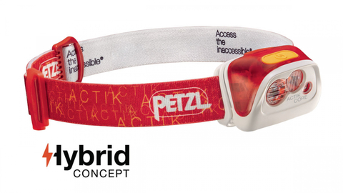 Картинка фонарь налобный Petzl Actik Core Красный - 1