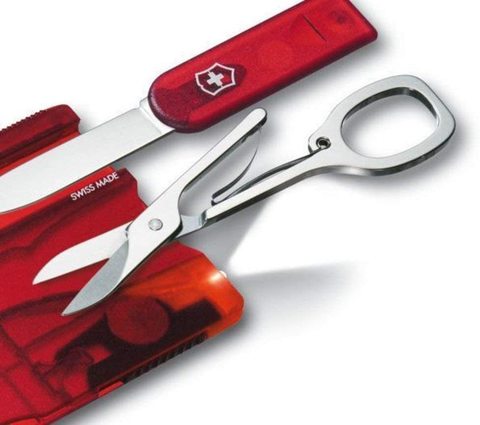 Ножницы Victorinox SwissCard Quattro (A.6427) Ножницы для швейцарских карточек VICTORINOX, нержавеющая сталь