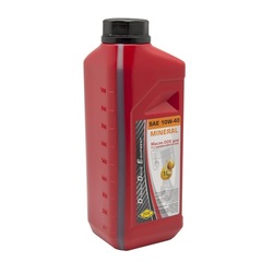 Масло DDE 4-тактное минеральное SAE 10W-40, 1 л, стандарт API SJ/CF (M-SAE10W-4)