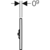 Панель смыва для писсуара, питание от батарей Geberit Sigma01 116.031.11.5