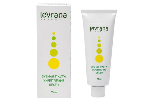 Зубная паста укрепление десен Леврана, 75мл