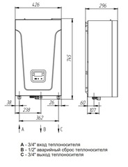 Baxi Ampera Plus 12 электрический настенный котёл