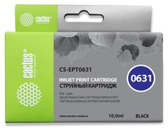 Картридж струйный Cactus CS-EPT0631 T0631 черный (14мл) для Epson Stylus C67, C87, CX3700, CX4100, CX4700