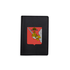 Обложка на паспорт "Герб Вологодской области", черная