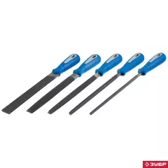 ЗУБР 200 мм, 5 предм, набор напильников, Профессионал (16651-20-H5)