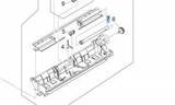 Ось лотка ручной подачи Kyocera TASKalfa 2550ci, TASKalfa 3510i, TASKalfa 2551ci (302K308080)