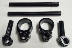 Клипоны 53 мм для мотоцикла  / черные