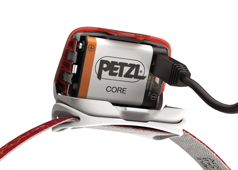 Картинка фонарь налобный Petzl Actik Core Красный - 3