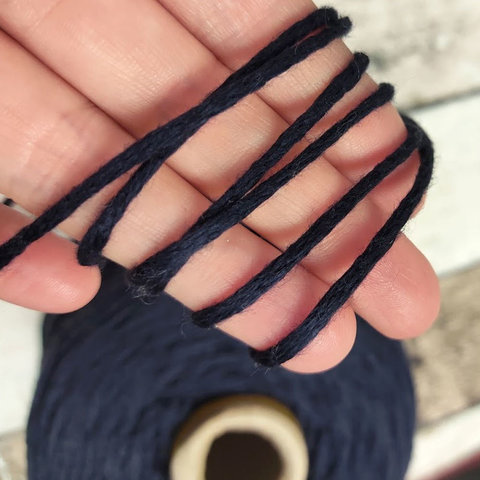 Хлопок-шнурок LORO PIANA / COTTON SOFT 210 синий
