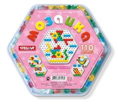 Мозаика шестигранная, 110 деталей