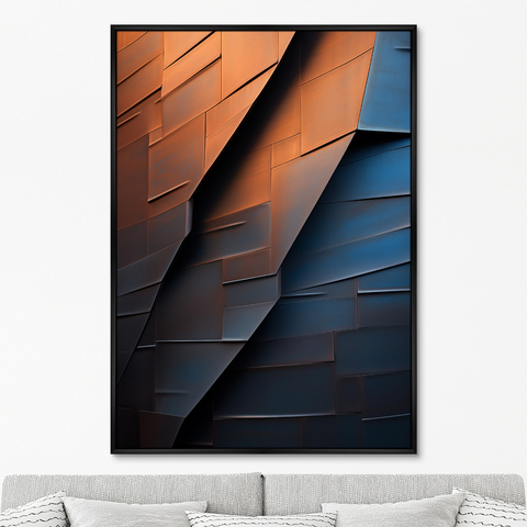 ArtNoMore - Репродукция картины на холсте Form, light and shadow, No 2, 2024г.