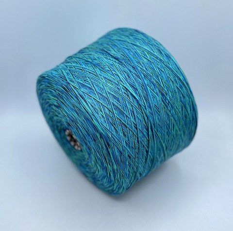 (Авторская смотка) Millefili (пр.Италия),art-Arhimederws 293м/100 гр. 40%Шерсть, 40%Хлопок, 20%Полиамид, цвет-Драгоценный камень,арт-33162