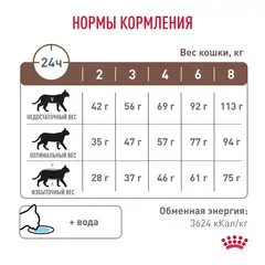 Royal Canin Gastro Intestinal Hairball control сухой корм для кошек пищеварение/вывед. шерсти 350г