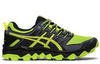 Кроссовки внедорожники Asics Gel FujiTrabuco 7 Black-Lime мужские распродажа