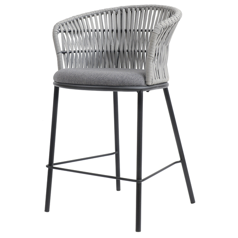Стул барный Haugen темно-серый/светло-серый