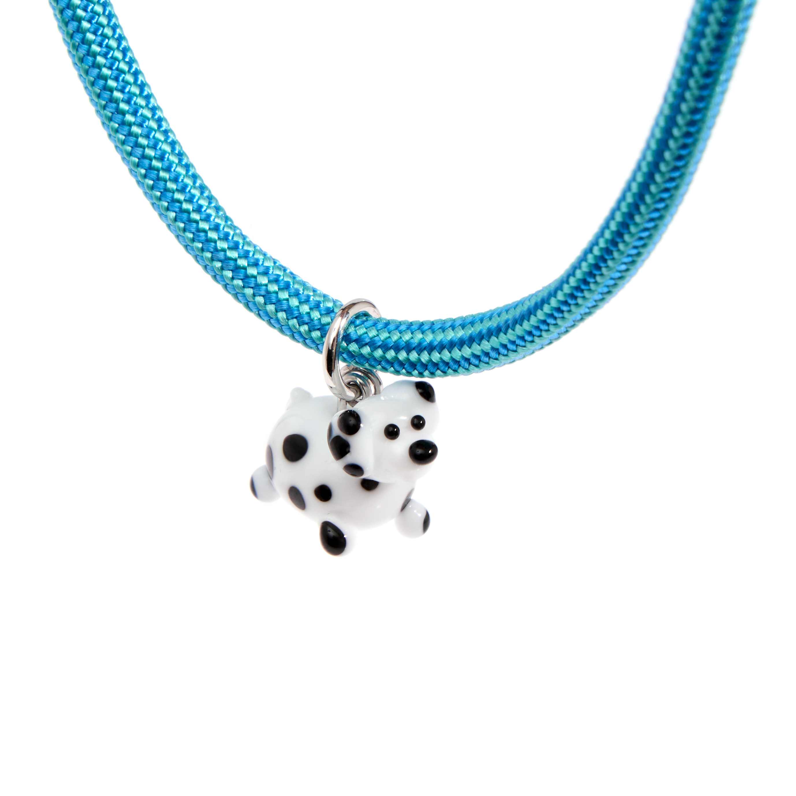 HOLLY JUNE Колье Knitted Cutie Necklace - Dalmatian