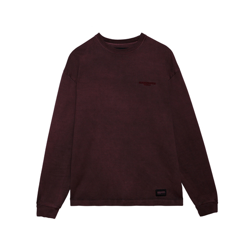PIGMENT DYED CREWNECK LS