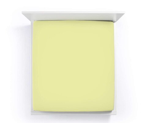 Простыня на резинке 140x200-160x200 Formesse Bella Donna Jersey 0531 lime