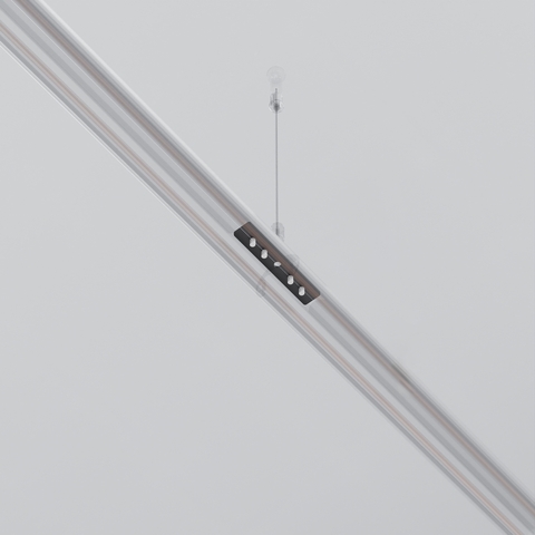 Коннектор прямой для круглого низкопрофильного шинопровода Maytoni EXILITY TRAM034CI-R-41B