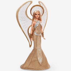 Барби Боб Маки 2022 Праздничный Ангел Золотой