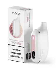 PLONQ MAX 6000 Клубничное Мороженое (Ч/З)