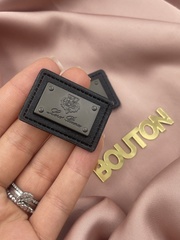 Логотип ЛП. черный 4х3 см