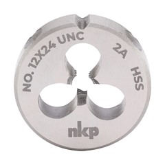 Плашка №12 -24-UNC DINEN22568 HSS 2A 60° 20x7мм NKP 245012N