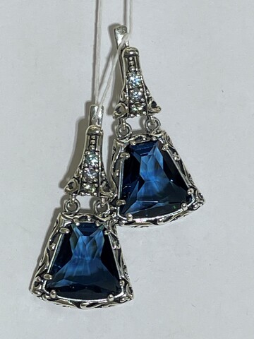 Ливадия (серьги из серебра)