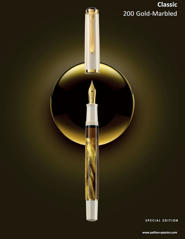 Pelikan Classic M200 SE 2019, Gold-Marbled, F (815154)