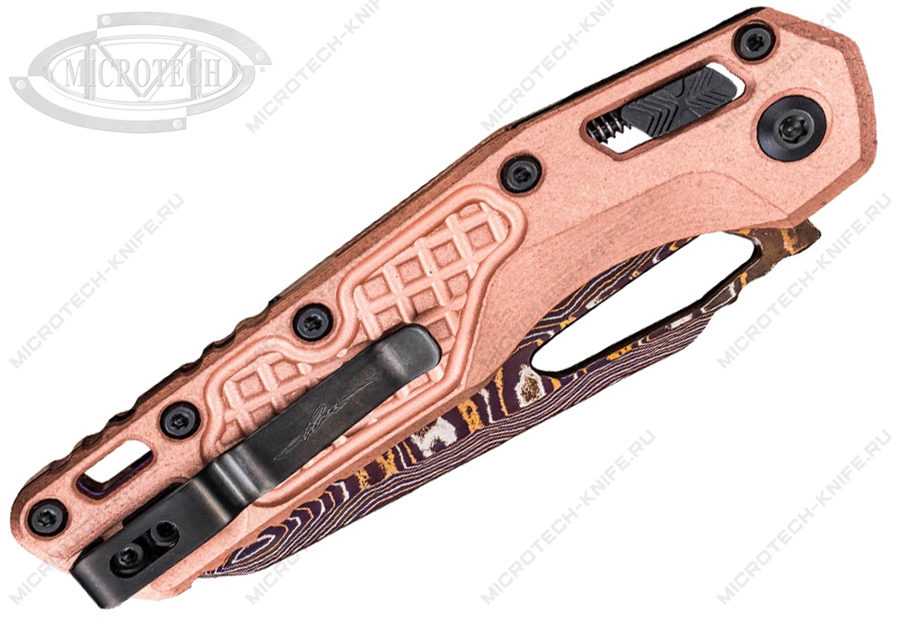 Нож Microtech MSI 210-16FRMS3 Marfione Select Frag Copper Damascus Purple