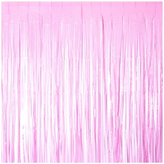 Занавес п/э Пастель розовый 1х2м
