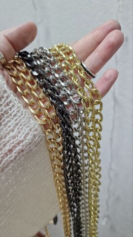 Цепь с карабинами 120*0.9