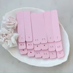 Ограничитель толщины для раскатки полимерной глины, набор, цвет сакуры, ФТ028