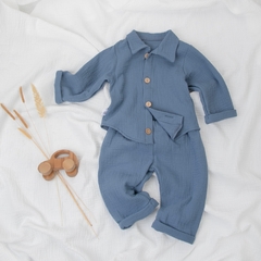 Комплект рубашка + штанишки муслин