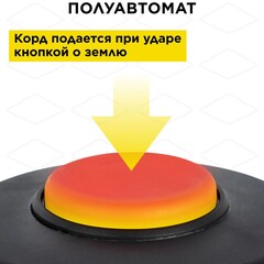 Головка триммерная DDE Wind 18 HUS T45 (М12х1,25 лев., + М10х1,5 лев., + М12х1,5 лев.) (909-631)