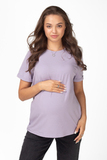 Футболка для беременных 18116 пион