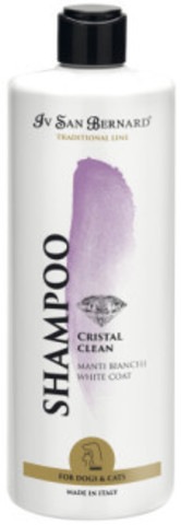 Iv San Bernard (ISB) Traditional Line Cristal Clean шампунь для устранения желтизны шерсти 500 мл
