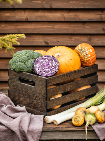 Light Oak Box for kitchenware