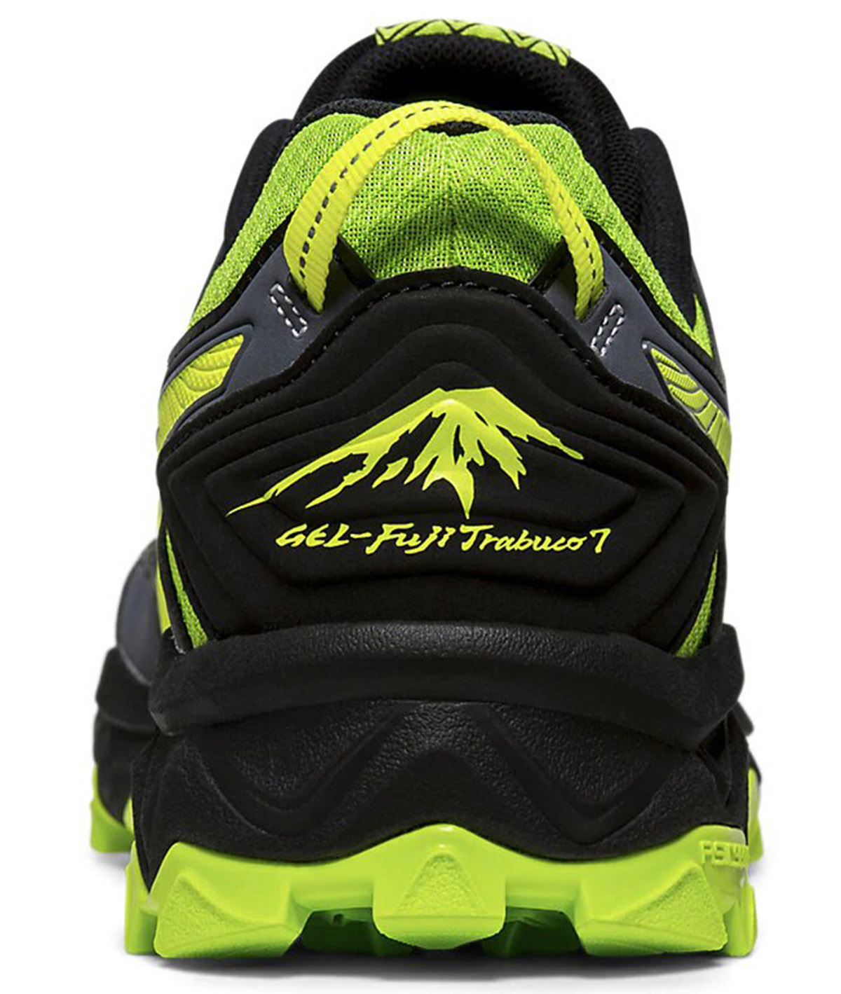 Кроссовки внедорожники Asics Gel FujiTrabuco 7 Black-Lime мужские 1011A197  300 - Skirunner.ru