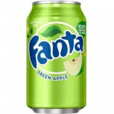 Fanta Green apple Фанта Зеленое яблоко 0,355 л