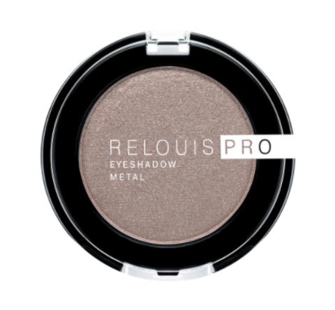 RELOUIS Тени Pro Eyeshadow Metal тон 52, cocoa milk