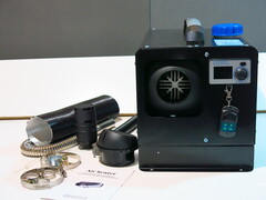 Автономный отопитель 12 В 5 кВт пульт A2 чёрный