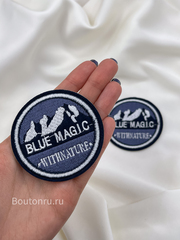 Нашивка круглая горы 