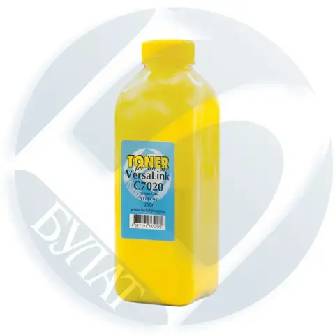 Тонер БУЛАТ (тонер+девелопер) 106R03746 для Xerox VersaLink C7020 (Жёлтый, банка 260г)