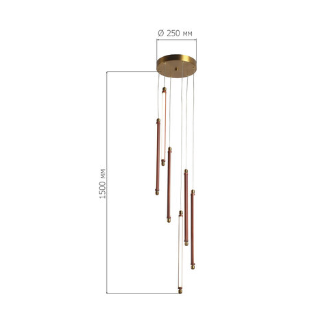 Светильник подвесной ST Luce Brick SL6225.303.06