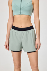Шорты с лосинами Nordski Stayer Ice Mint/Black W женские